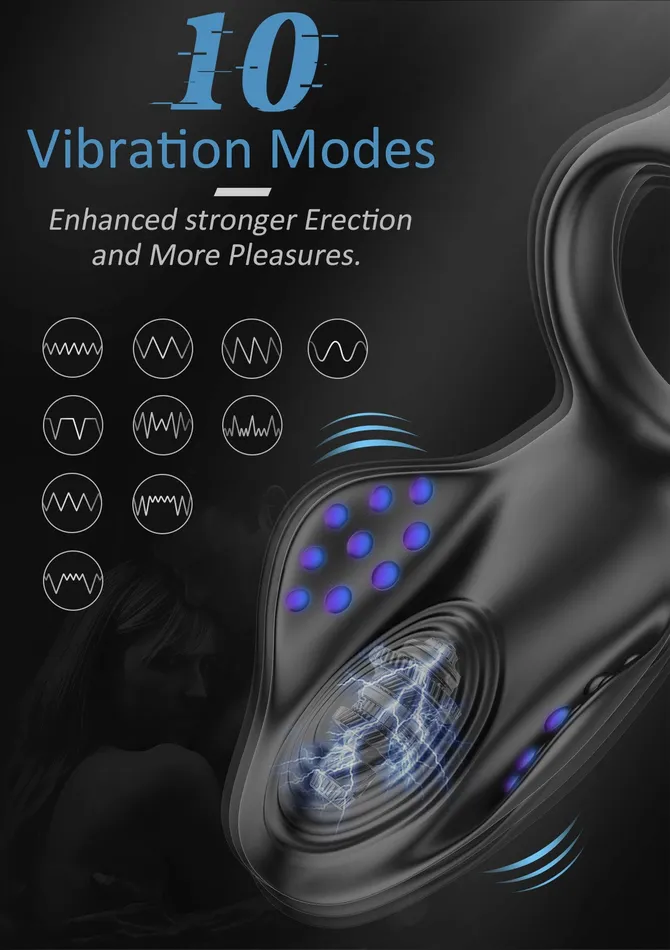 KERERO Couples Josephine Vibrating Cock Ring
