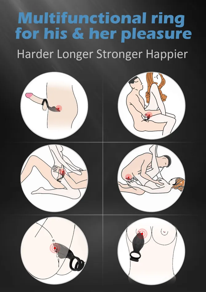 KERERO Couples Josephine Vibrating Cock Ring