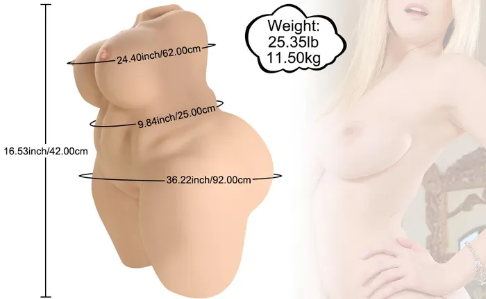 KERERO Male Sex Toys Veronica 275LB Realistic Sex Doll