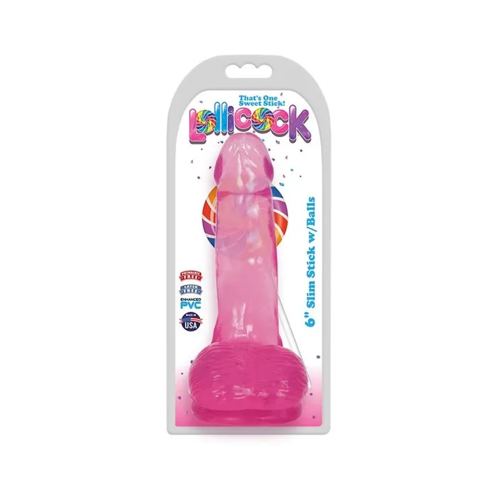Lollicock 6 inches Slim Stick Dildo with Balls Fairvillacom Dildos