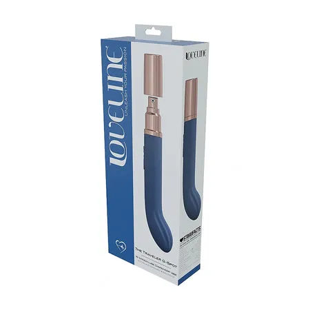 LoveLine Traveler GSpot Silicone Rechargeable Splashproof BlueGrey Fairvillacom Vibrators LoveLine Traveler GSpot Silicone Rechargeable Splashproof BlueGrey Fairvillacom Vibrators