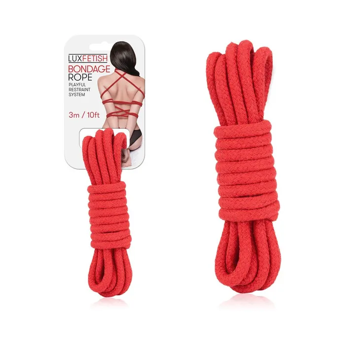 Lux Fetish Bondage Rope Red 10 Feet Fairvillacom Couples