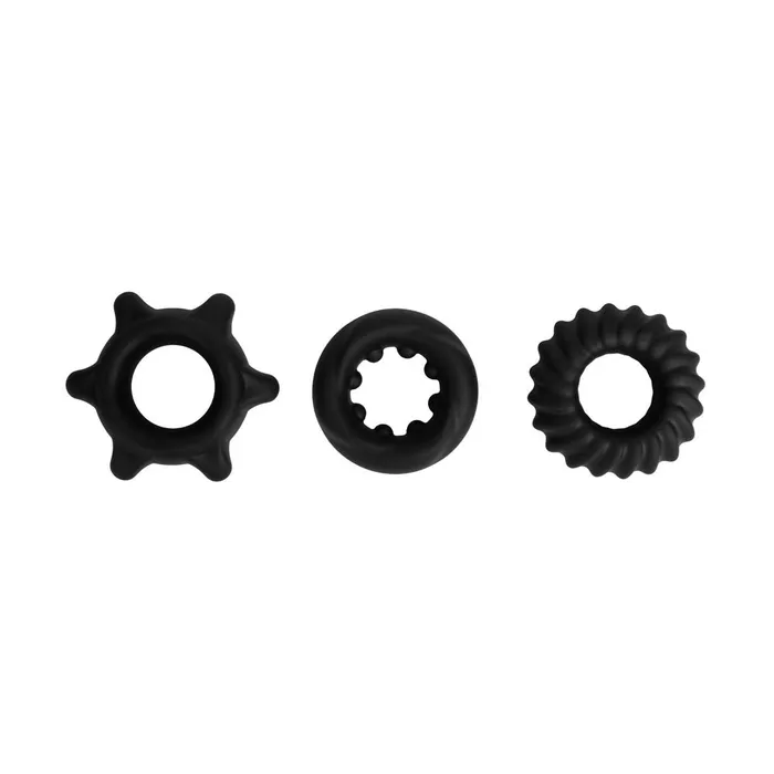Maia MANZO Silicone Cock Rings Set of 3 ShhhWndsr Male Sex Toys