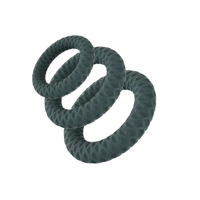 Maia ONYX 3pc Cock Rings Set Black ShhhWndsr Anal Maia ONYX 3pc Cock Rings Set Black ShhhWndsr Anal