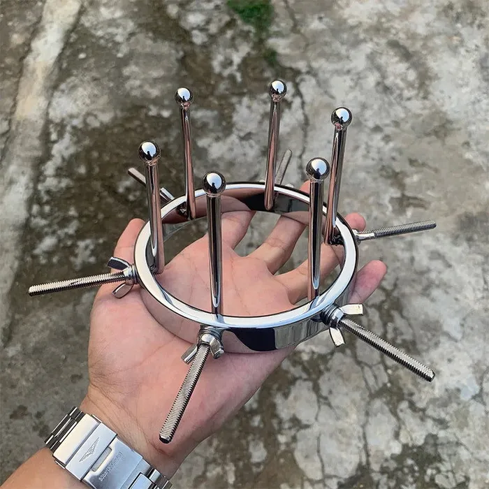 Male Sex Toys Extreme Anal Speculum in stainless steel ShhhAE