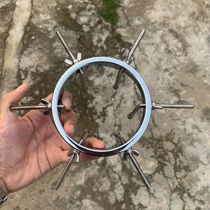Male Sex Toys Extreme Anal Speculum in stainless steel ShhhAE