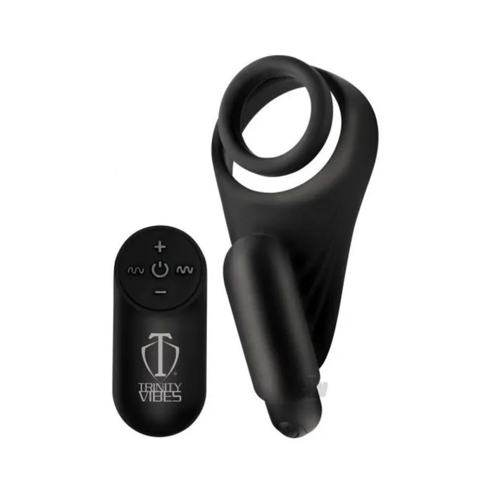 Male Sex Toys Fairvillacom 7x Silicone Cring With Vibrating Taint Stimulator