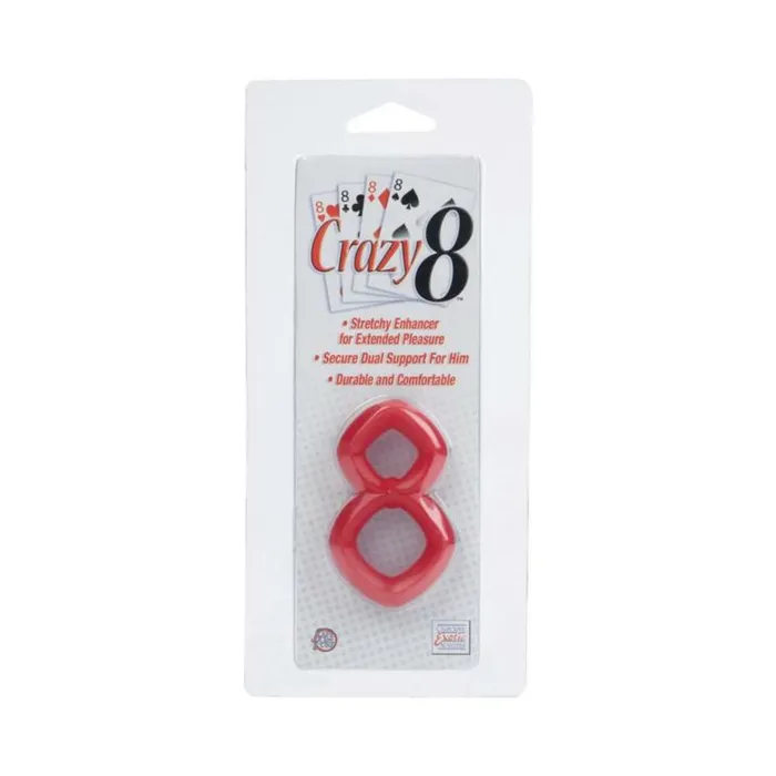 Male Sex Toys Fairvillacom Crazy 8 Ring Red