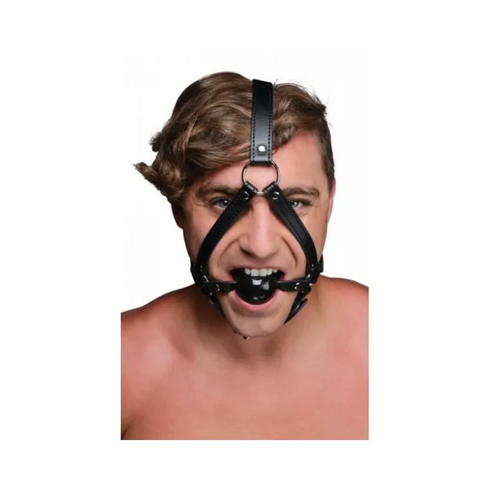Male Sex Toys Fairvillacom Head Harness With 165 Inches Ball Gag Black Leather Male Sex Toys Fairvillacom Head Harness With 165 Inches Ball Gag Black Leather