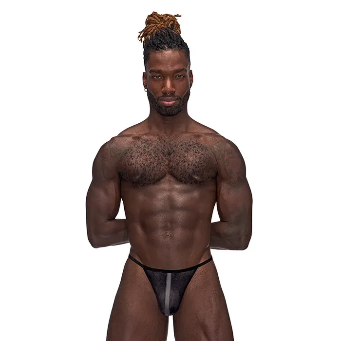 Male Sex Toys Fairvillacom MP Landing Strip Micro Thong BLK LX