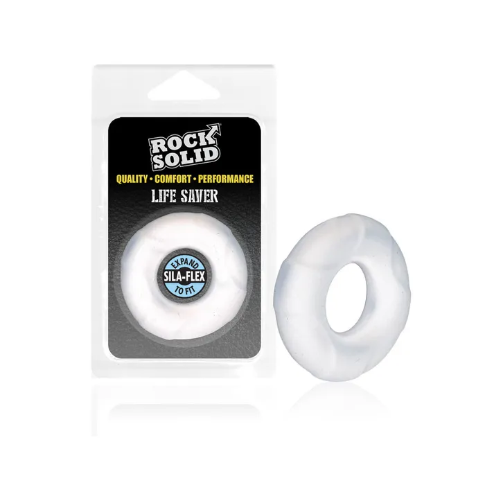 Male Sex Toys Fairvillacom Rock Solid Lifesaver Ring Translucent