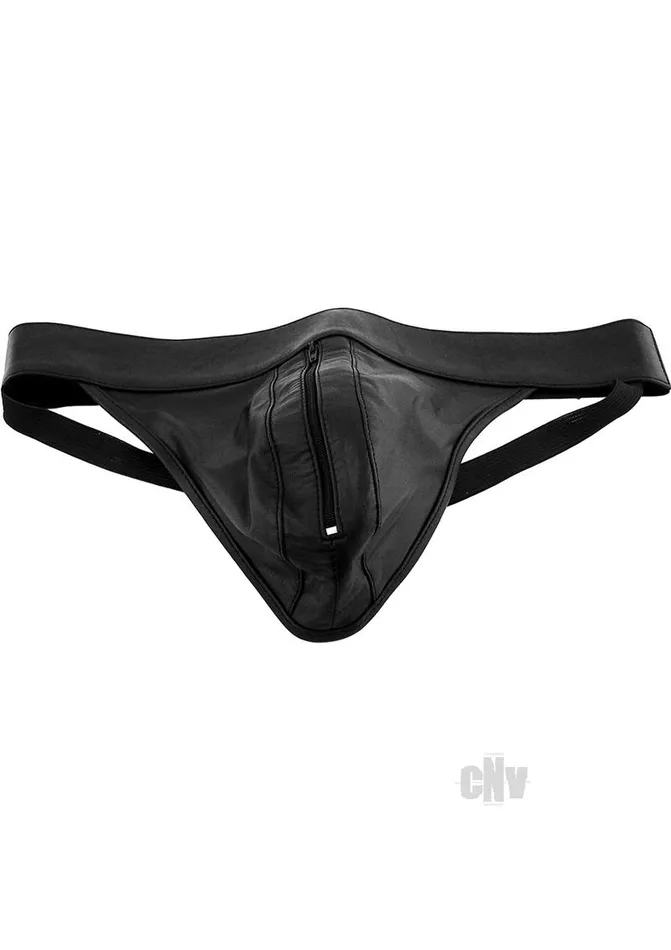 Male Sex Toys Fairvillacom Rouge Zip Leather Jock Blk Xl