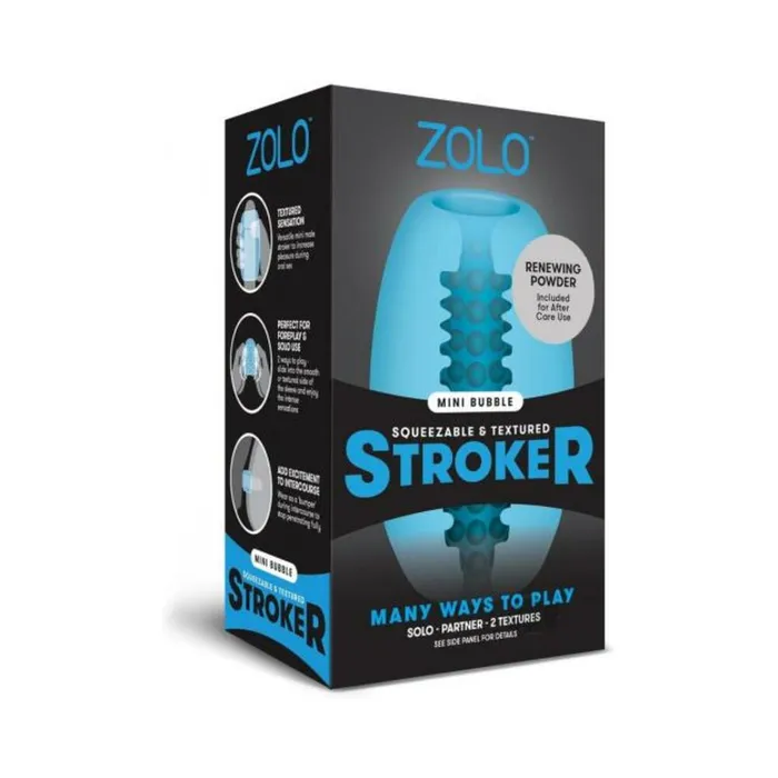 Male Sex Toys Fairvillacom Zolo Mini Stroker Dome Blue