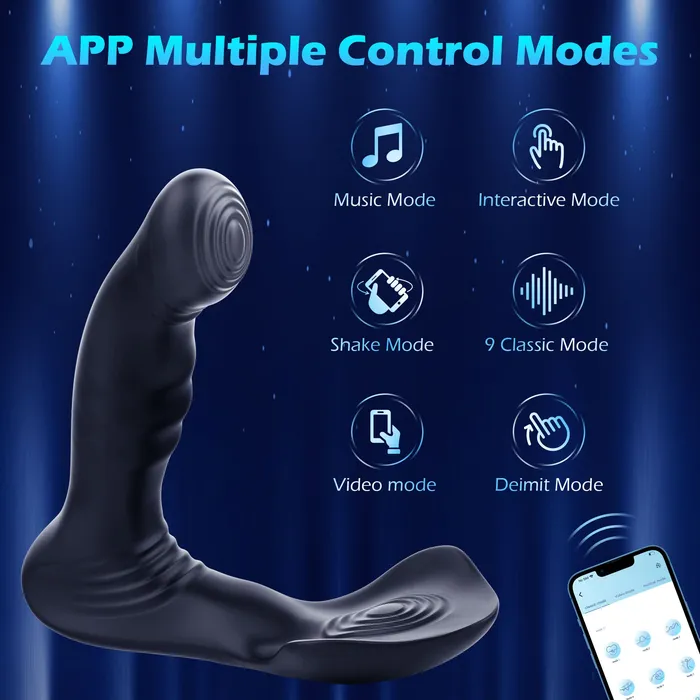 Male Sex Toys KERERO Elizabeth App Control Prostate Massager