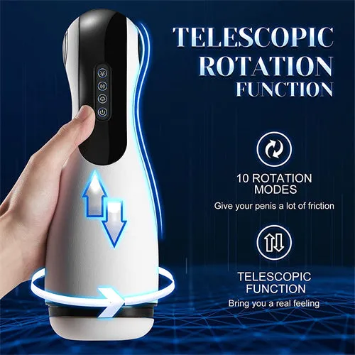 Male Sex Toys KERERO GoodNight Sucking Male Masturbator with Airbag Massaging Suction Vibration