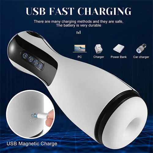 Male Sex Toys KERERO GoodNight Sucking Male Masturbator with Airbag Massaging Suction Vibration