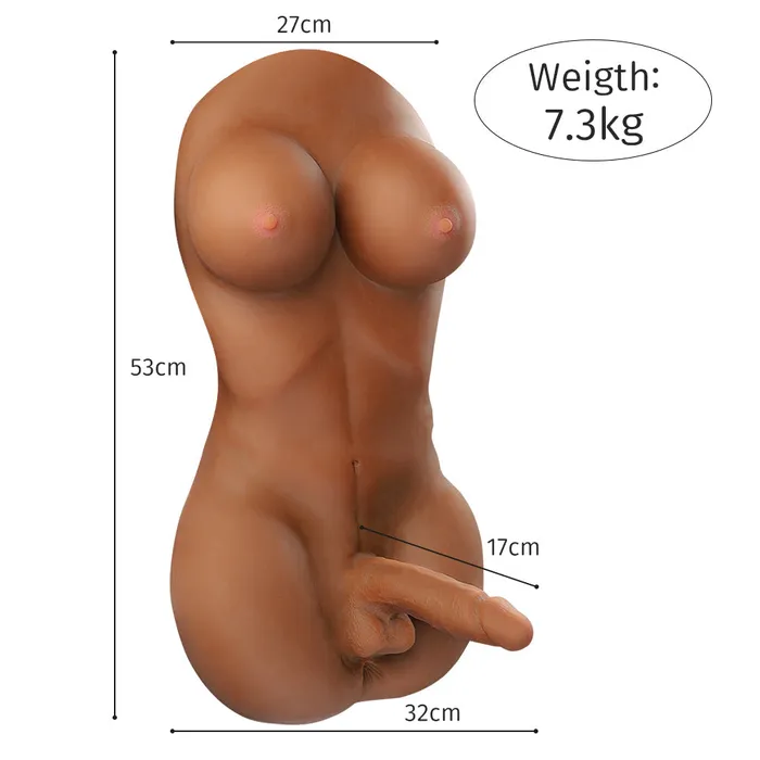 Male Sex Toys KERERO Rina Evans 187LB Realistic Sex Doll