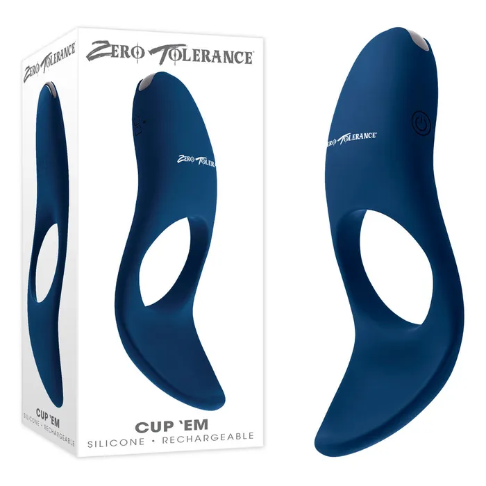 Male Sex Toys ShhhWndsr Zero Tolerance CUP EM Vibrating Cock Ball Ring Blue Male Sex Toys ShhhWndsr Zero Tolerance CUP EM Vibrating Cock Ball Ring Blue