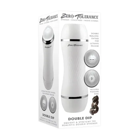 Male Sex Toys Zero Tolerance Double Dip Stroker White Fairvillacom