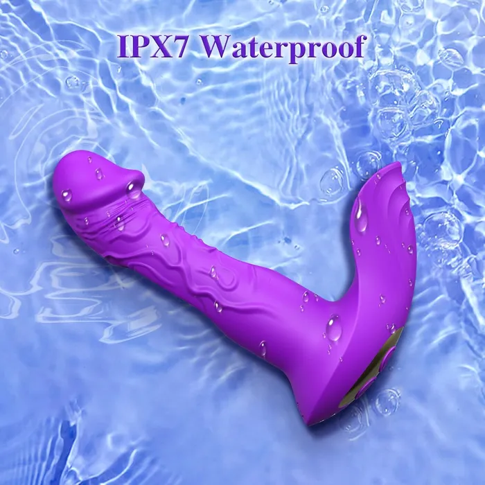 MOIAME Female Sex Toys Wearable Butterfly Flapping Vibrator Dildo MOIAME Female Sex Toys Wearable Butterfly Flapping Vibrator Dildo
