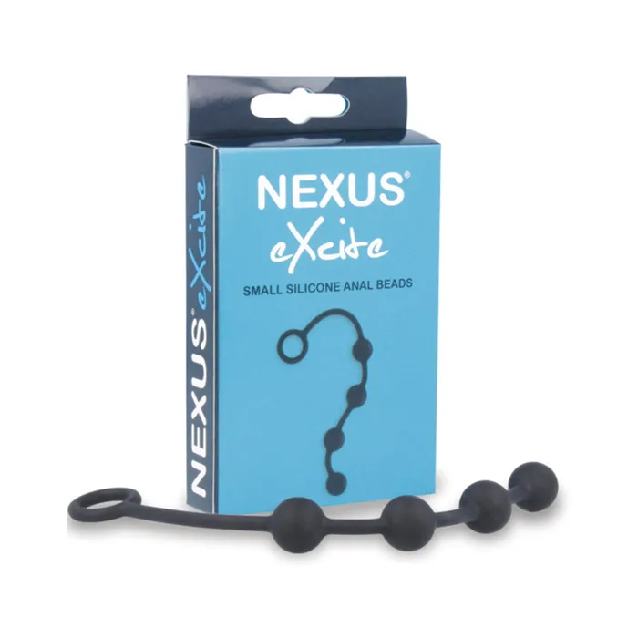 Nexus Excite Silicone Anal Beads Black Fairvillacom Anal