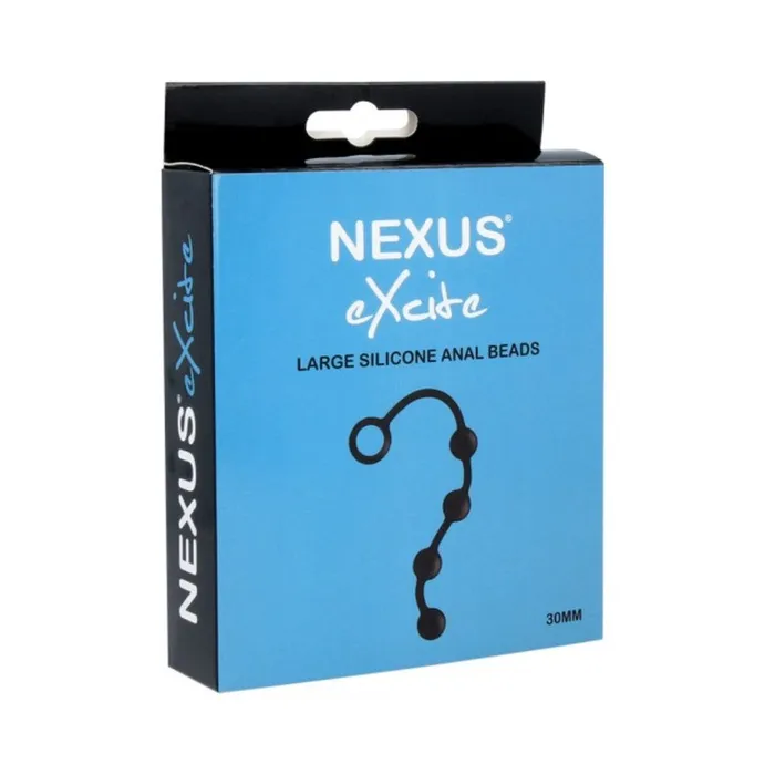 Nexus Excite Silicone Anal Beads Black Fairvillacom Anal