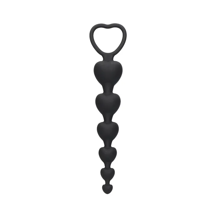 Ouch Anal Heart Beads Black Fairvillacom Anal