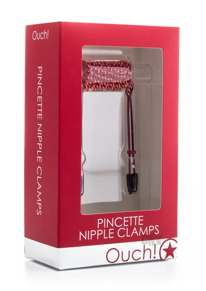 Ouch Pincette Nipple Clamps Red Fairvillacom Couples