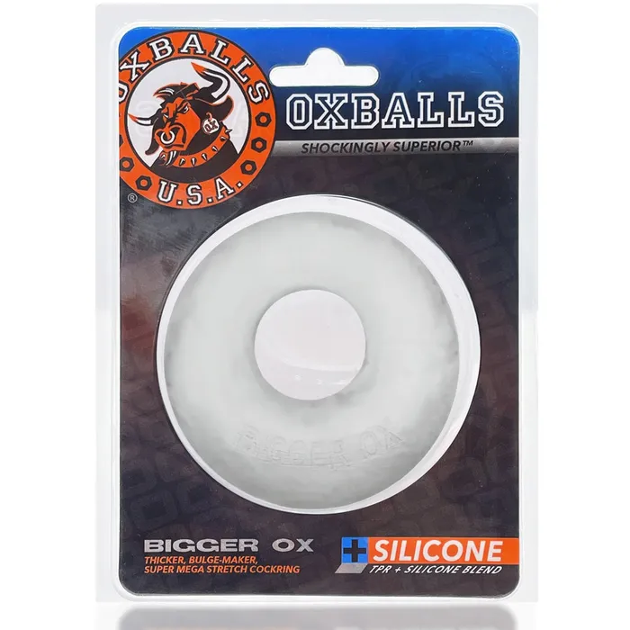 Oxballs Bigger Ox Cockring Clear Ice Fairvillacom Dildos
