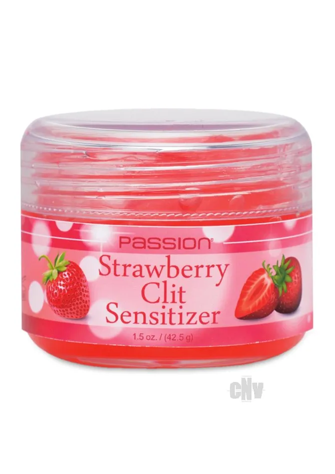 Passion Lubricants Enhancers Passion Clitoral Sensitizer Gel 15oz Jar Red