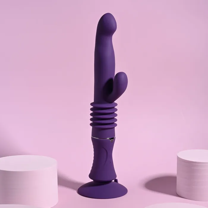 Playboy Pleasure HOPPY ENDING Thrusting Vibrator Purple ShhhWndsr Vibrators Playboy Pleasure HOPPY ENDING Thrusting Vibrator Purple ShhhWndsr Vibrators