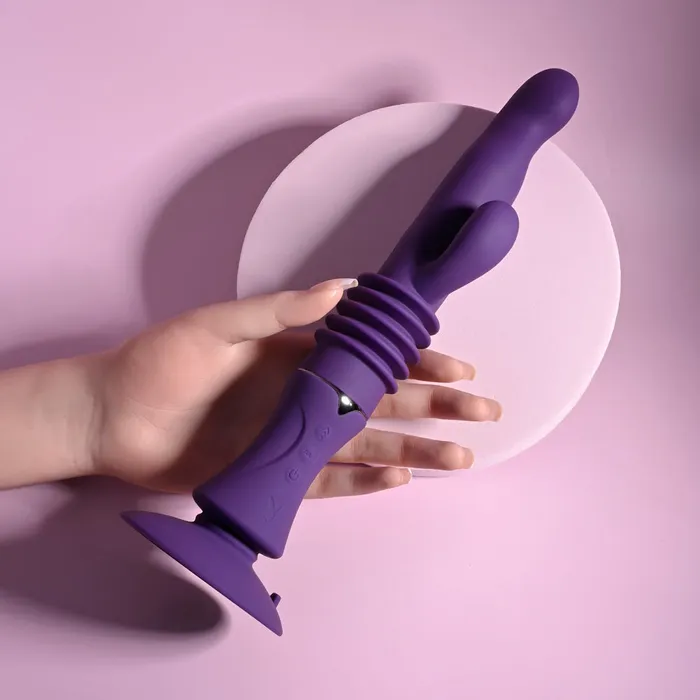Playboy Pleasure HOPPY ENDING Thrusting Vibrator Purple ShhhWndsr Vibrators Playboy Pleasure HOPPY ENDING Thrusting Vibrator Purple ShhhWndsr Vibrators