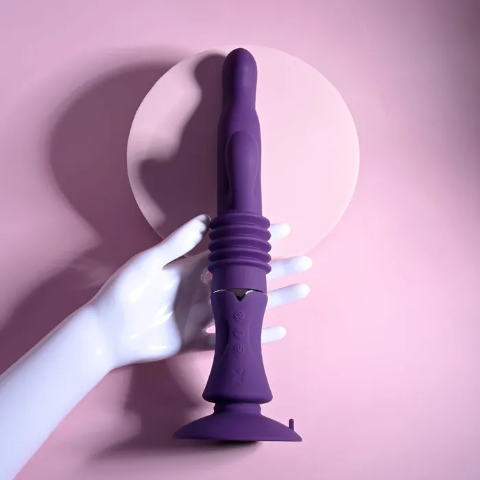 Playboy Pleasure HOPPY ENDING Thrusting Vibrator Purple ShhhWndsr Vibrators Playboy Pleasure HOPPY ENDING Thrusting Vibrator Purple ShhhWndsr Vibrators