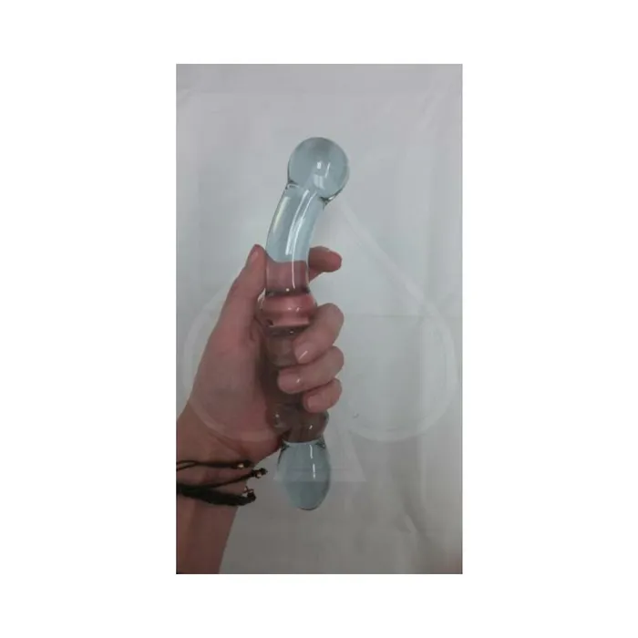 Purple Rain Ribbed Glass Dildo Fairvillacom Dildos