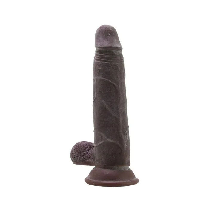 Realcocks Dual Layered 4 8in Dark Brown Fairvillacom Dildos