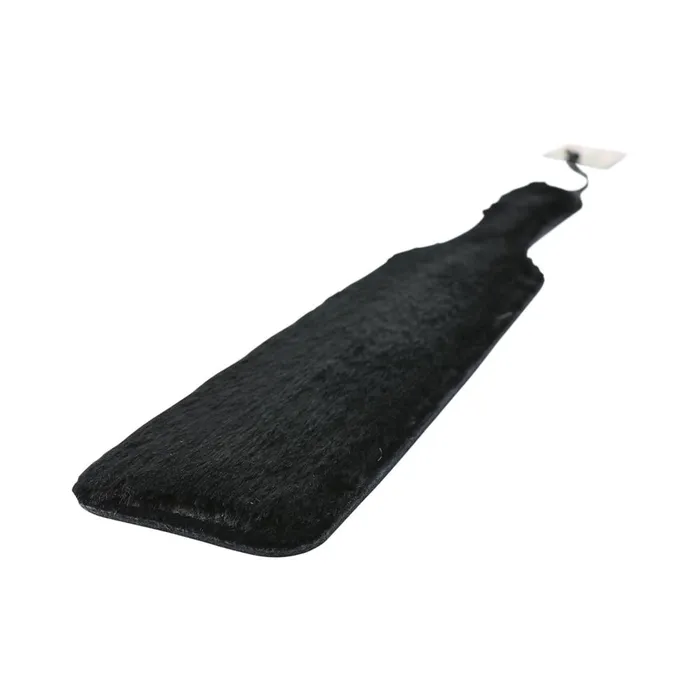 Restraints Fairvillacom Leather Paddle With Black Fur