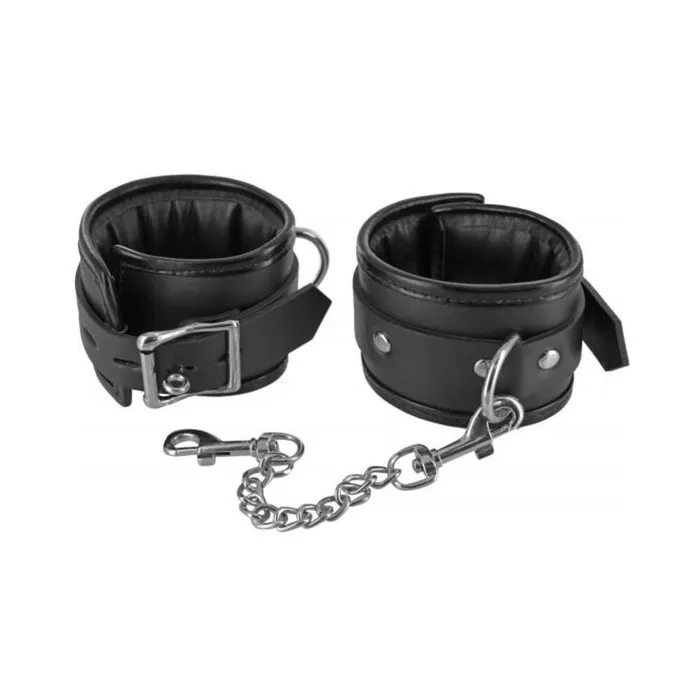 Restraints Fairvillacom Locking Padded Wrist Cuffs With Chain Black Restraints Fairvillacom Locking Padded Wrist Cuffs With Chain Black
