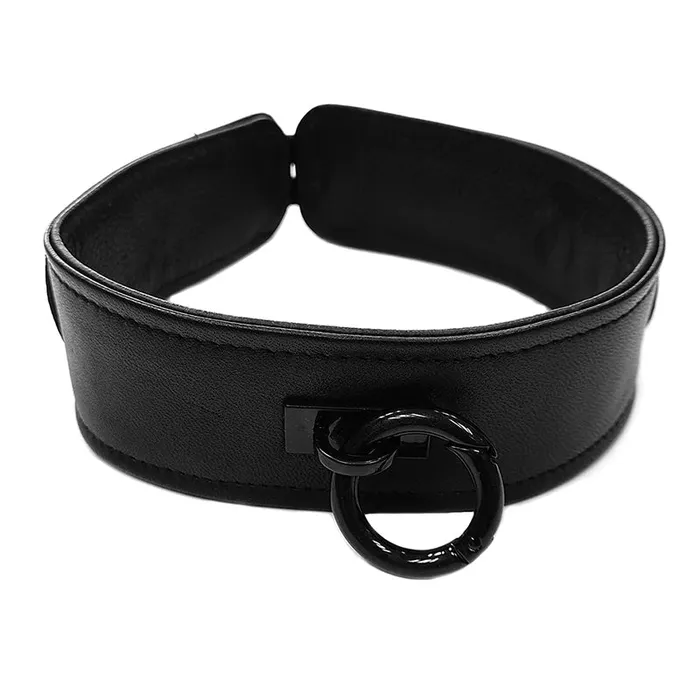 Restraints Fairvillacom Rouge Leather Collar Black WAccess