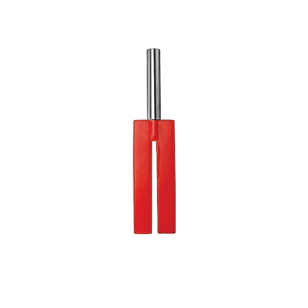 Restraints Ouch Leather Slit Paddle Red Fairvillacom