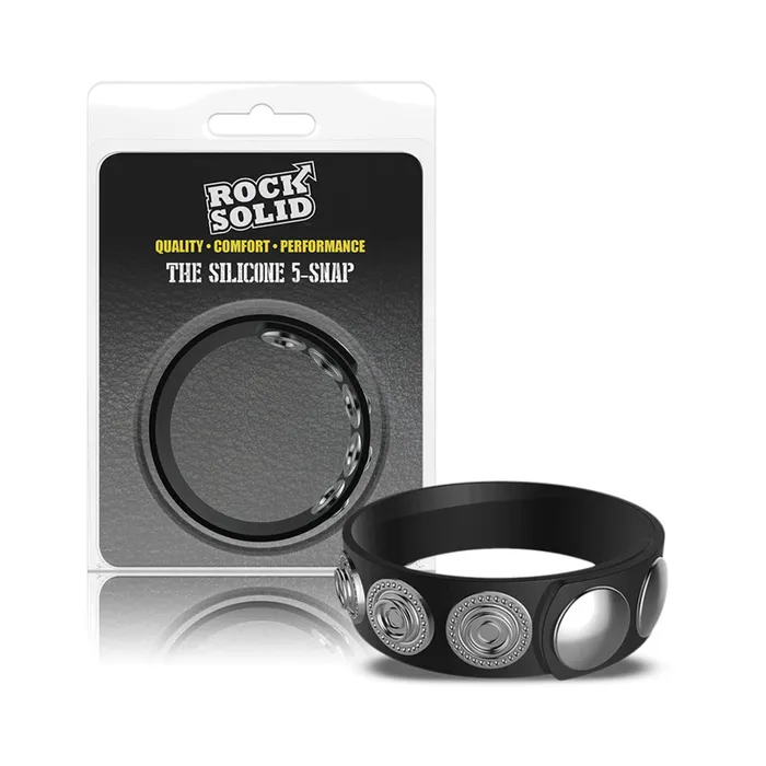 Rock Solid Silaflex 5snap adjustable Black Fairvillacom Anal