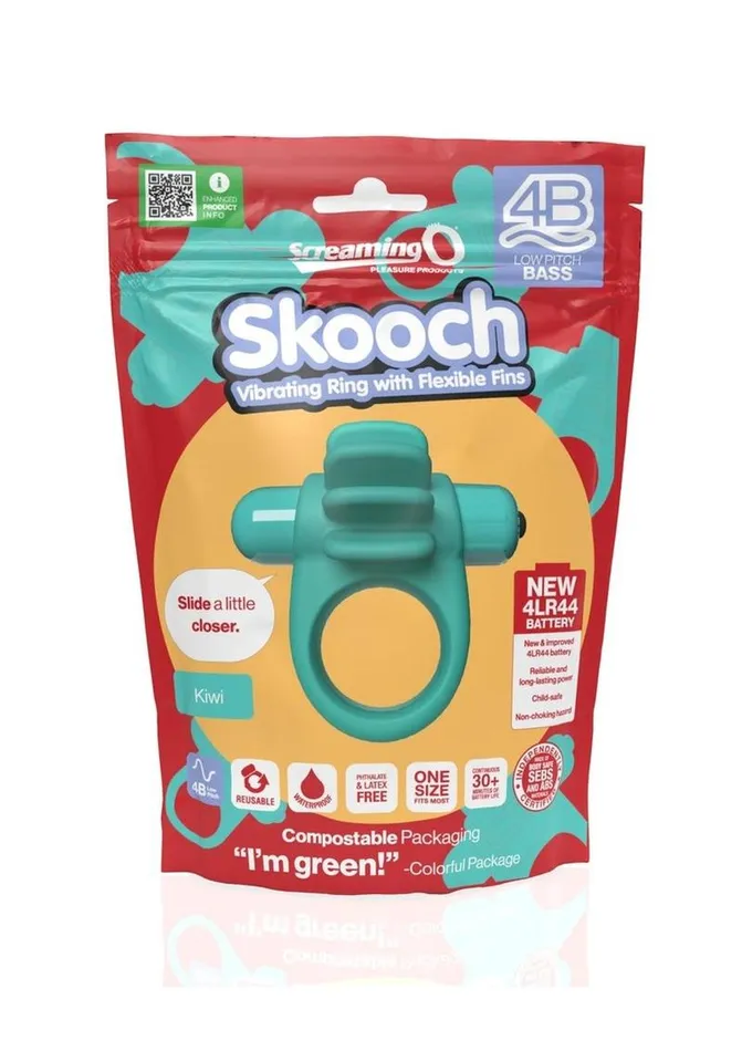 Screaming O Couples Skooch Vibrating Couples Ring with Clitoral Ticklers