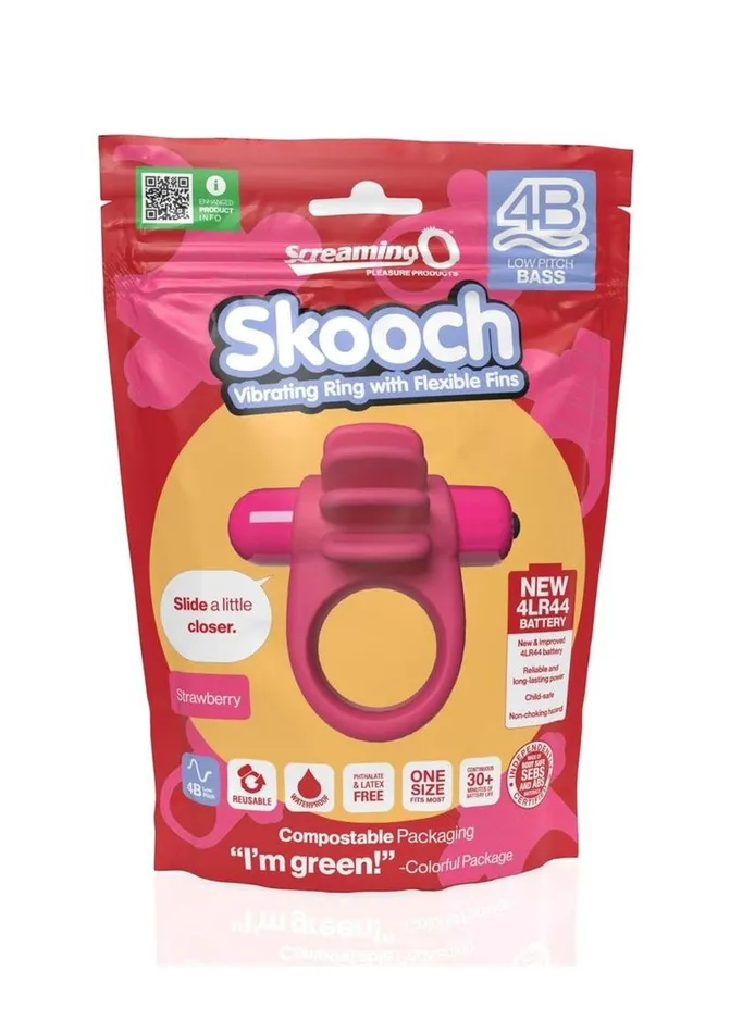 Screaming O Couples Skooch Vibrating Couples Ring with Clitoral Ticklers