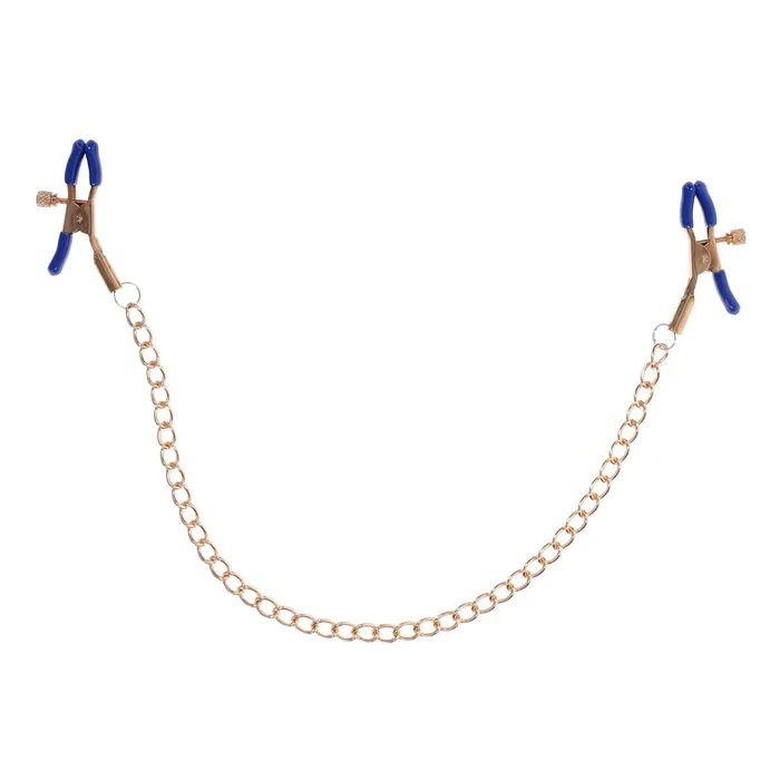 Sex Mischief Cougar Chained Nipple Clamps Gold Nipple Clamps with Cougar Chain ShhhWndsr Female Sex Toys Sex Mischief Cougar Chained Nipple Clamps Gold Nipple Clamps with Cougar Chain ShhhWndsr Female Sex Toys