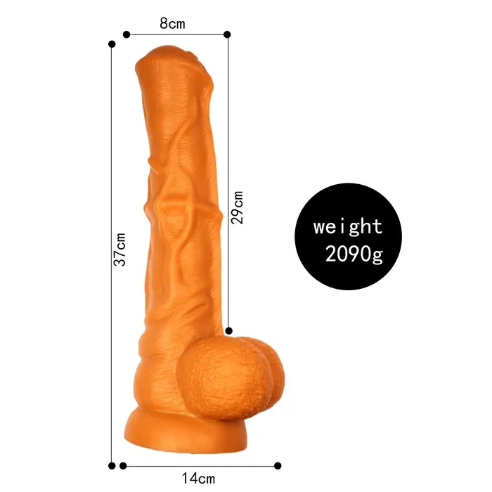 ShhhOb Female Sex Toys Huge horse dildo 37cm with suction cup in 4 big sizes