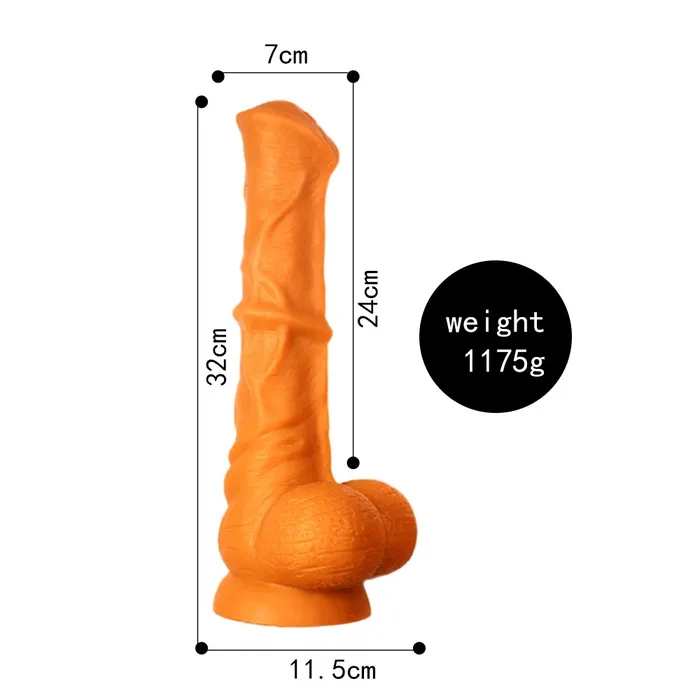 ShhhOb Female Sex Toys Huge horse dildo 37cm with suction cup in 4 big sizes