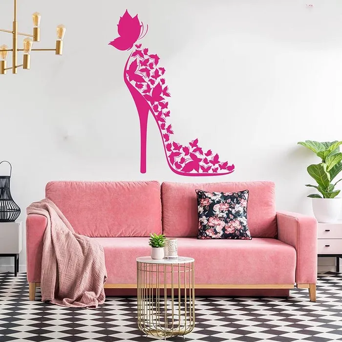 ShhhOb Female Sex Toys Wall silhouette sticker made of PVC Image 10