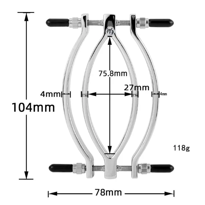 ShhhOb Vaginal speculum with electrical connection for shock treatment Male Sex Toys