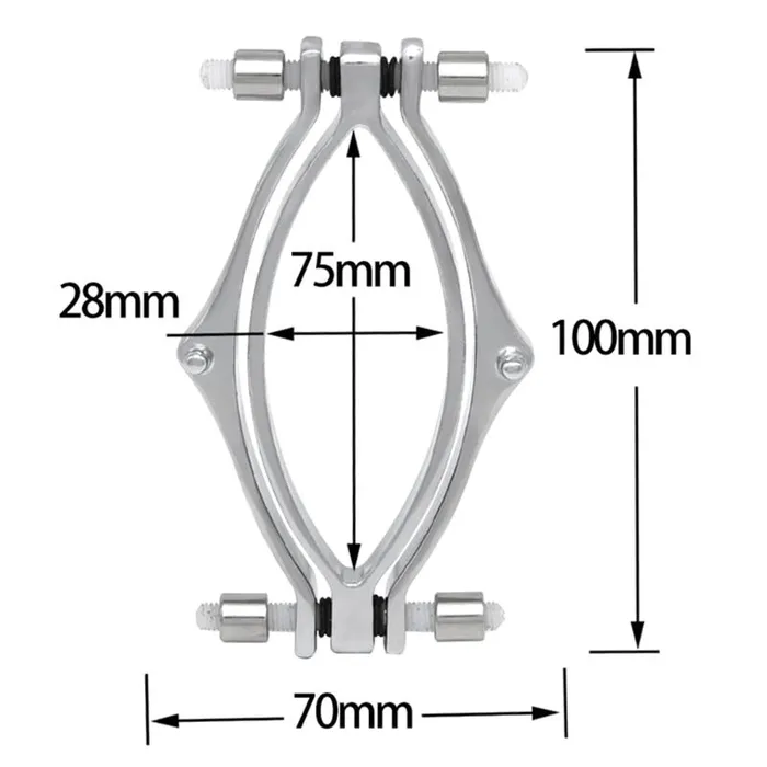 ShhhOb Vaginal speculum with electrical connection for shock treatment Male Sex Toys