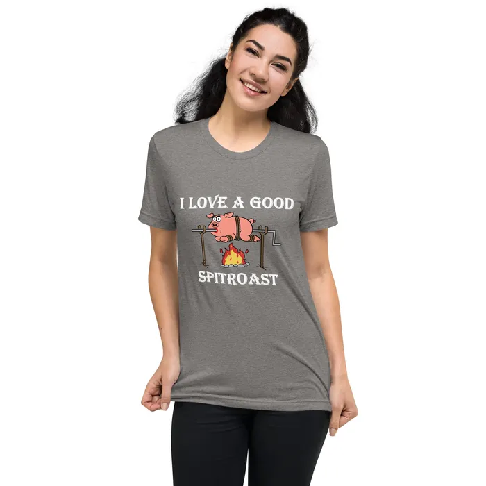 ShhhPrntfl UNISEX SPITROAST Tshirt 4 Colour options in 8 sizes Female Sex Toys