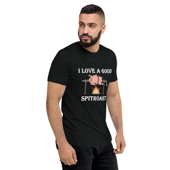 ShhhPrntfl UNISEX SPITROAST Tshirt 4 Colour options in 8 sizes Female Sex Toys